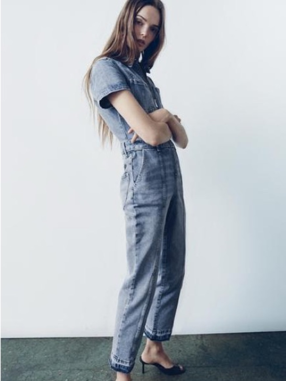 Zara Denim jumpsuit